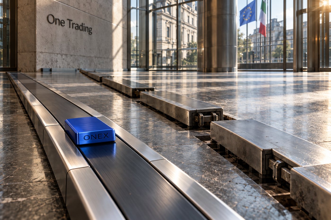 Il modello ONEX di One Trading riunisce negoziazione, controllo del rischio e regolamento in un unico processo continuo.