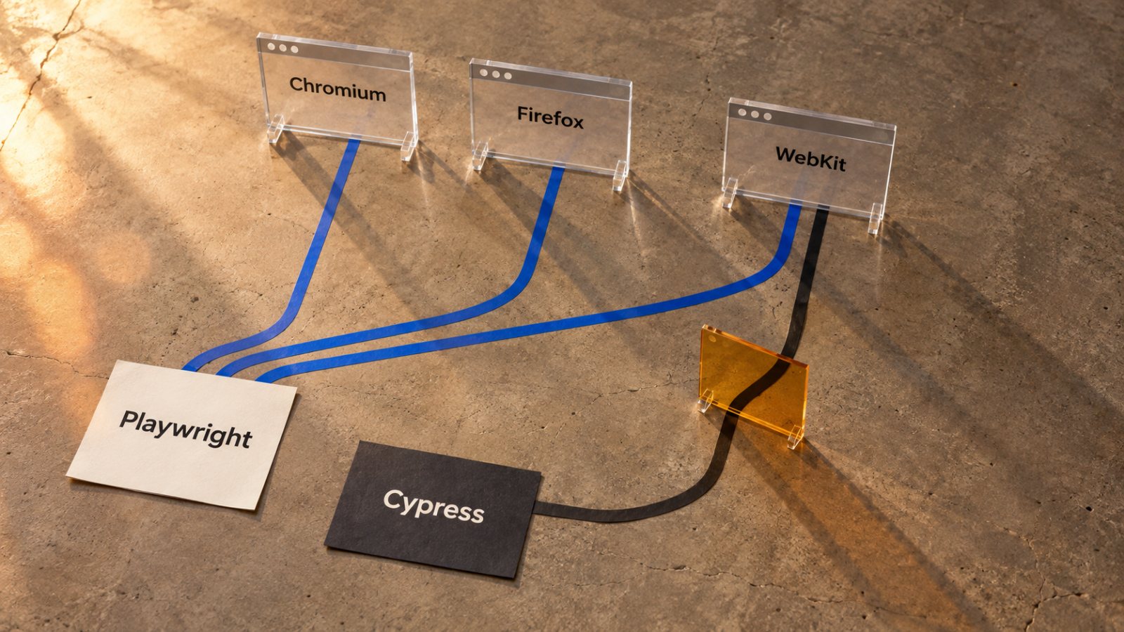 Playwright of Cypress: WebKit en CI-parallellisatie breken de gelijkstand