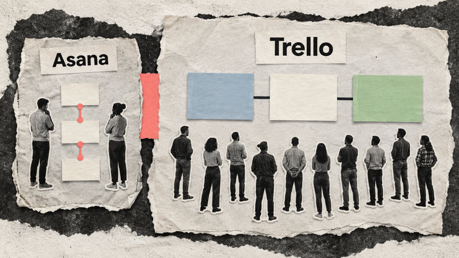 Asana hay Trello: nhóm hai người và nhóm 10 người trả giá khác hẳn