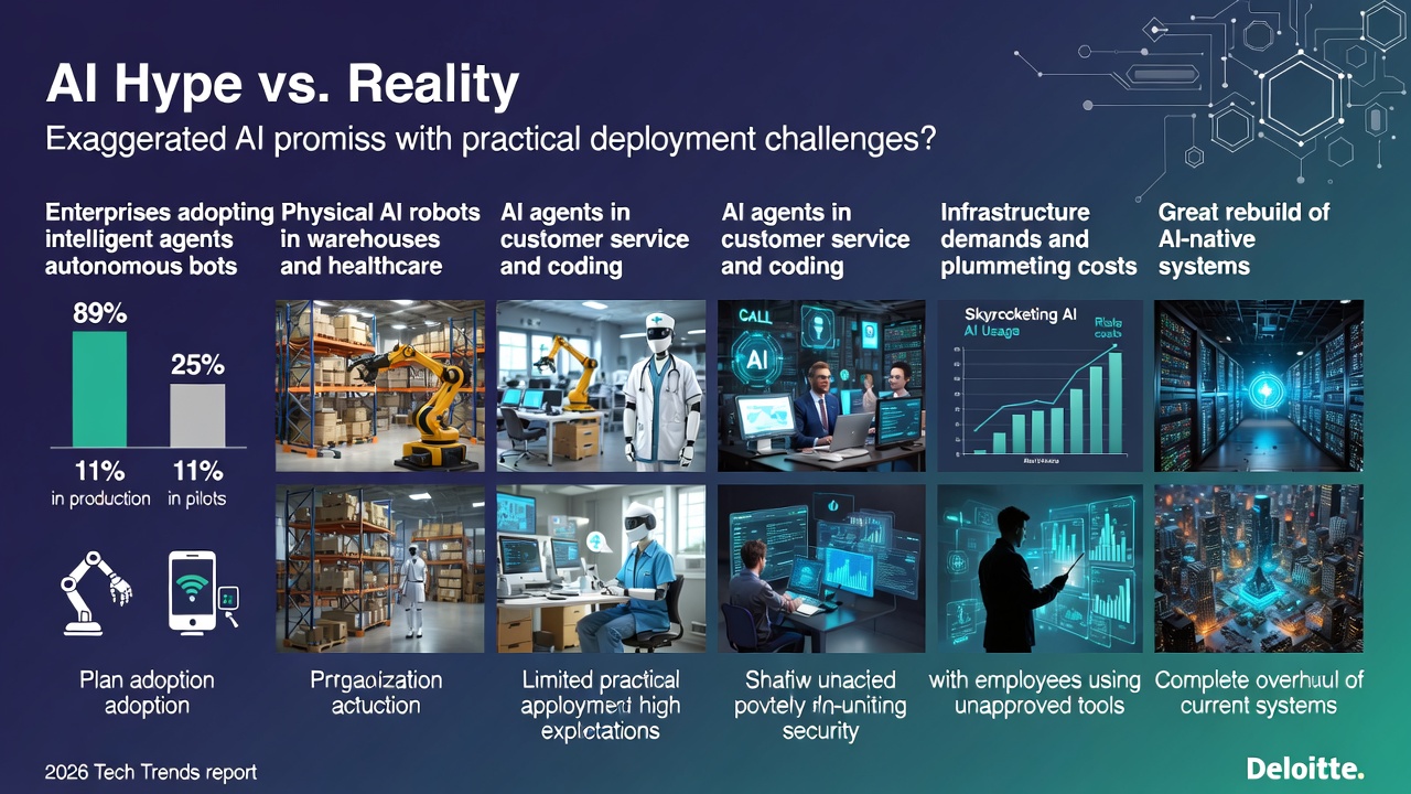 AI Hype vs. Reality: Deloitte's Tech Trends 2026 Exposes the Gap Between Talk and Deployment