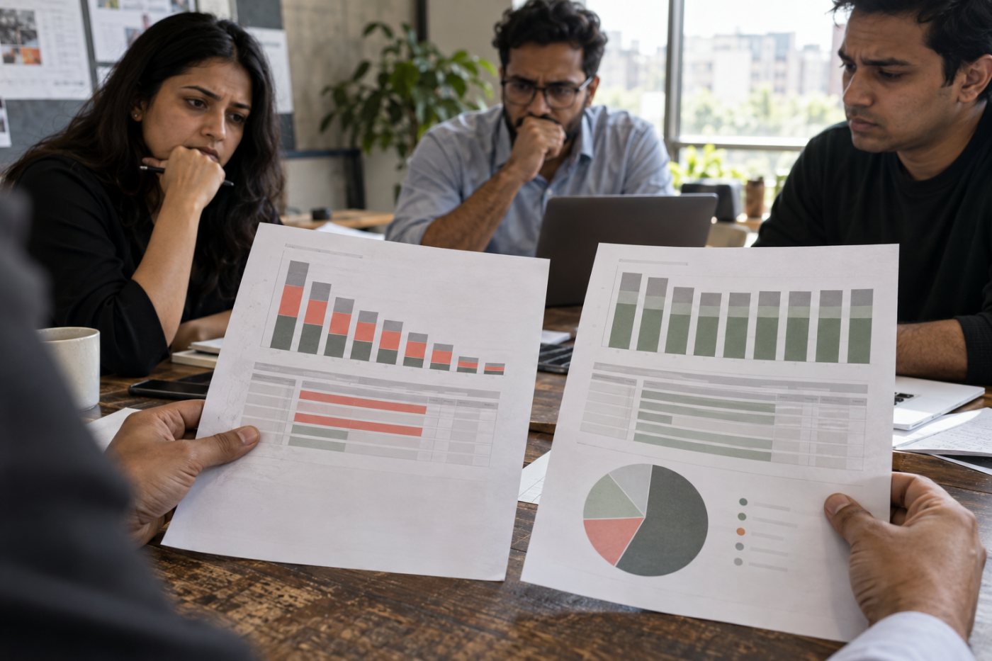 Downturn-এ CVF repayment-এর cash চাপ ও equity dilution-এর তুলনা