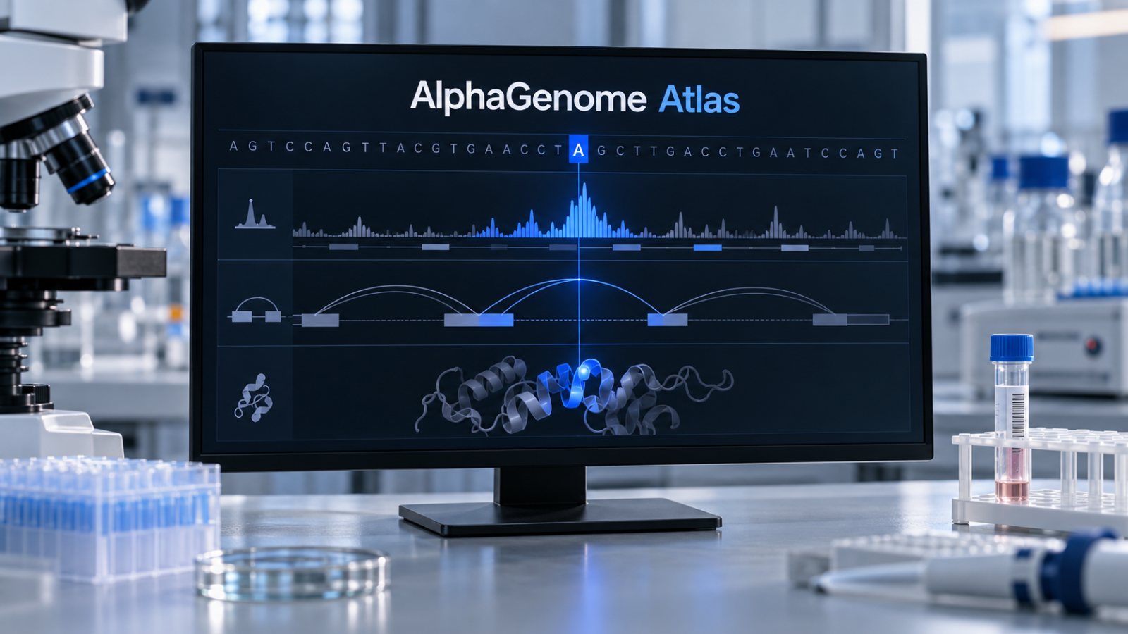 AlphaGenome mapeia 9 bilhões de variantes — previsão não é diagnóstico