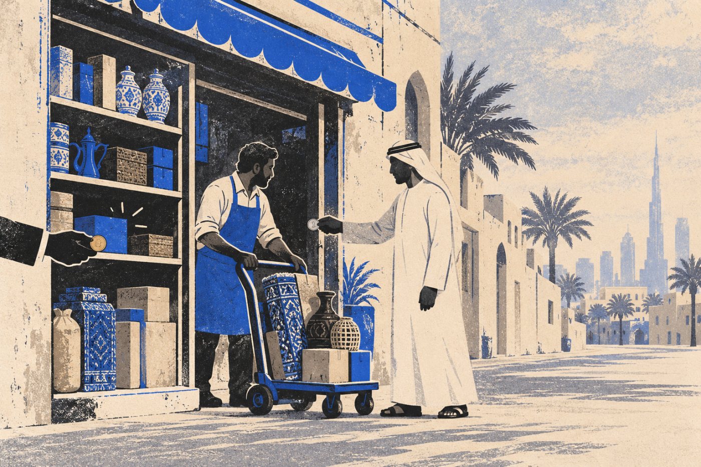 شركة إماراتية صغيرة تنتقل من معاملة بيع إلى مسار الفوترة الإلكترونية الذي يختلف بين Zoho Books وXero.