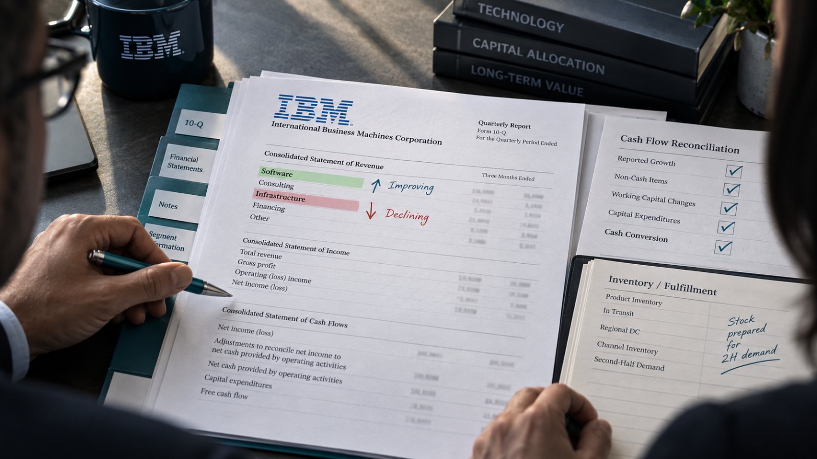 IBM的AI故事先看现金流:软件增长不等于预算没被挤压