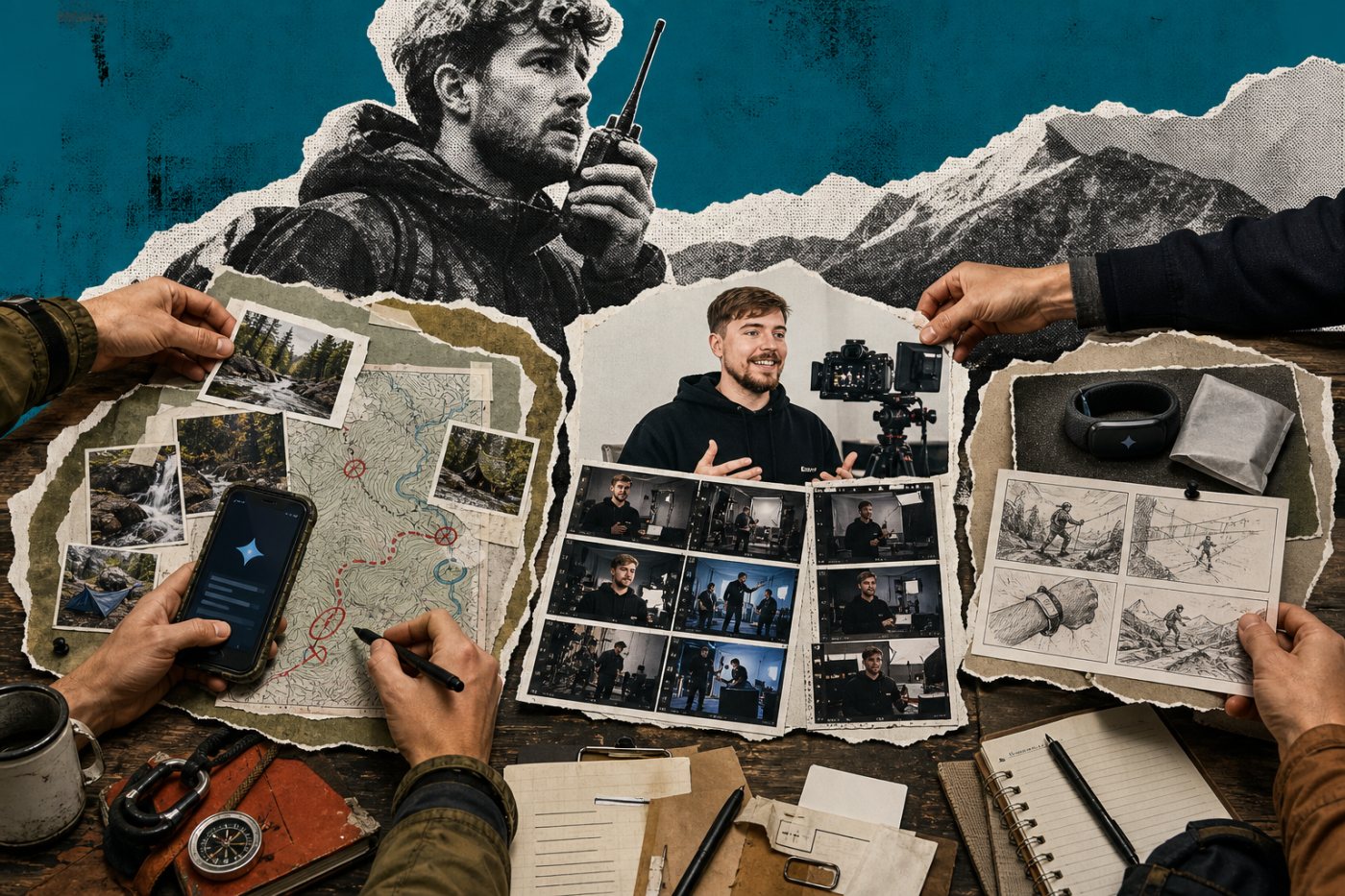 MrBeast–Google অংশীদারত্বে survival video, পৃথক Gemini campaign ও ভবিষ্যৎ Fitbit Air challenge-এর আলাদা deliverable