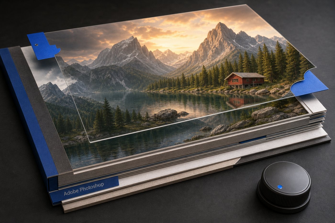 Eine Prompt-to-Edit-Änderung wird in Photoshop als separate generative Ebene weiterbearbeitbar abgelegt.