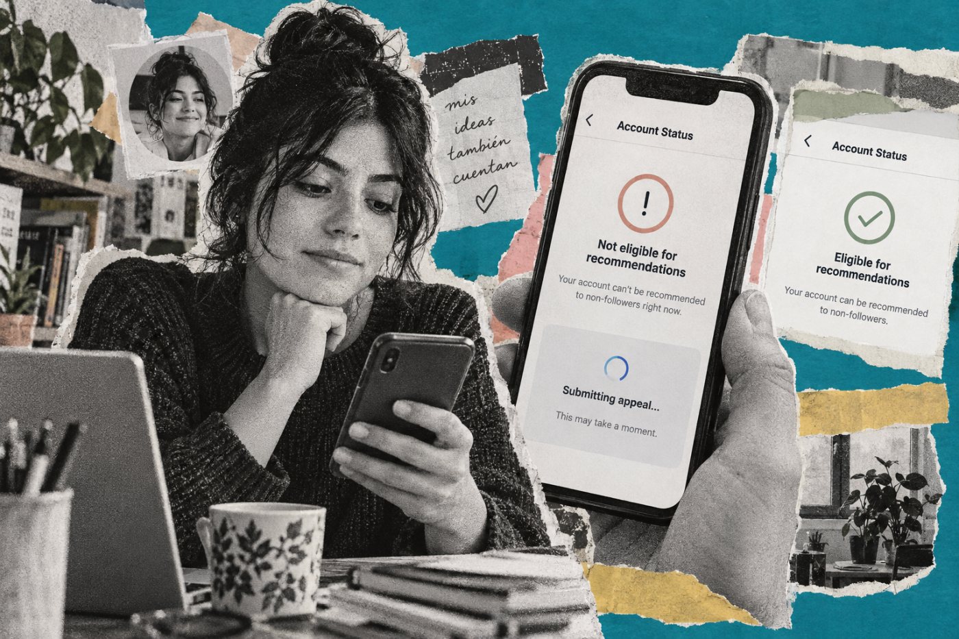 Revisión y apelación de una clasificación errónea desde Account Status para recuperar la elegibilidad en recomendaciones.