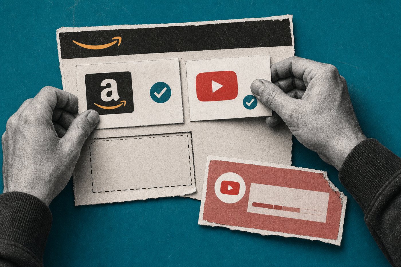 Association d’un canal YouTube à un compte Amazon actif avant l’activation du taggage de produits.