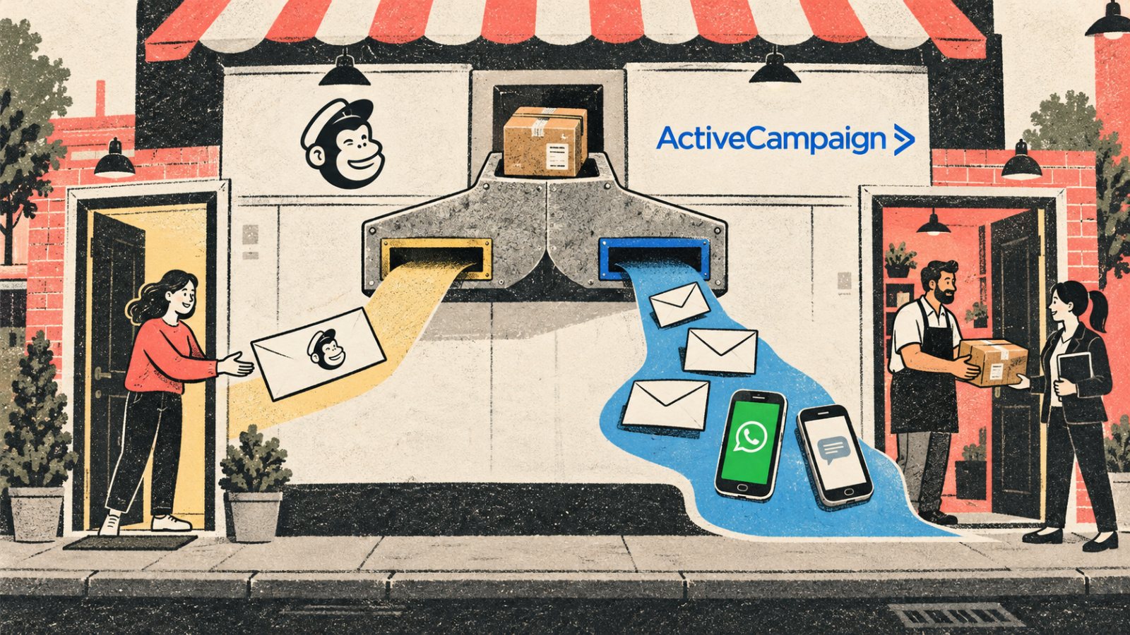 ActiveCampaign ou Mailchimp: automação profunda vem com extras pagos