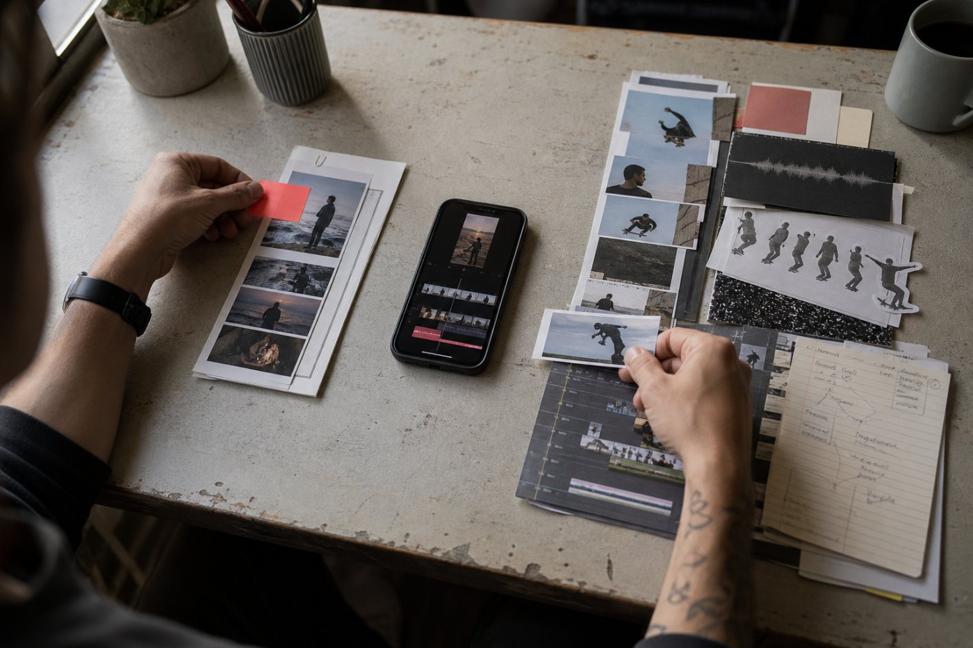 A short-video project divided between an Instagram-first route and a more complex multi-platform production route.