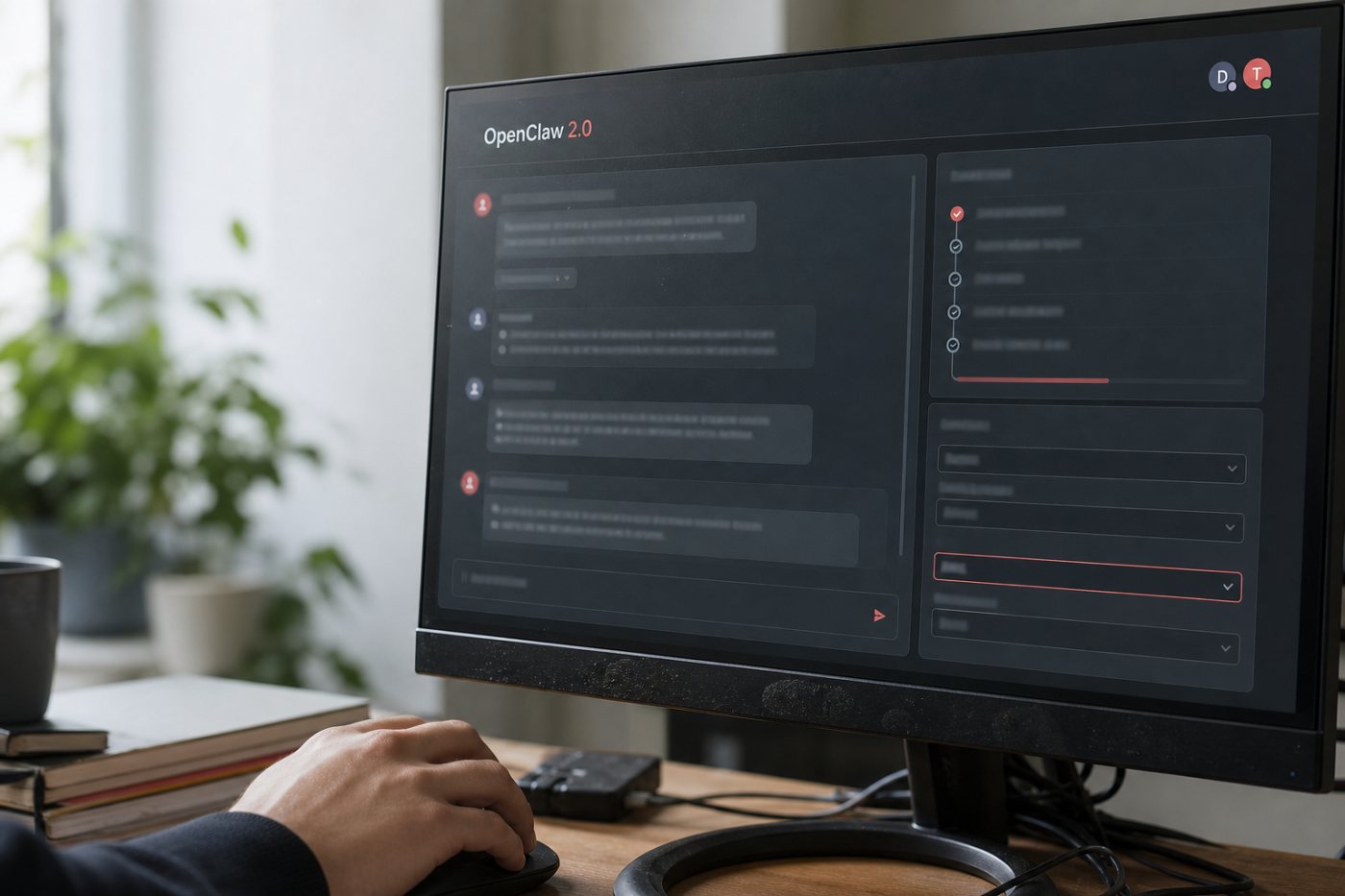 Trải nghiệm web OpenClaw 2.0 hợp nhất hội thoại, cấu hình, theo dõi tác vụ và phiên cộng tác