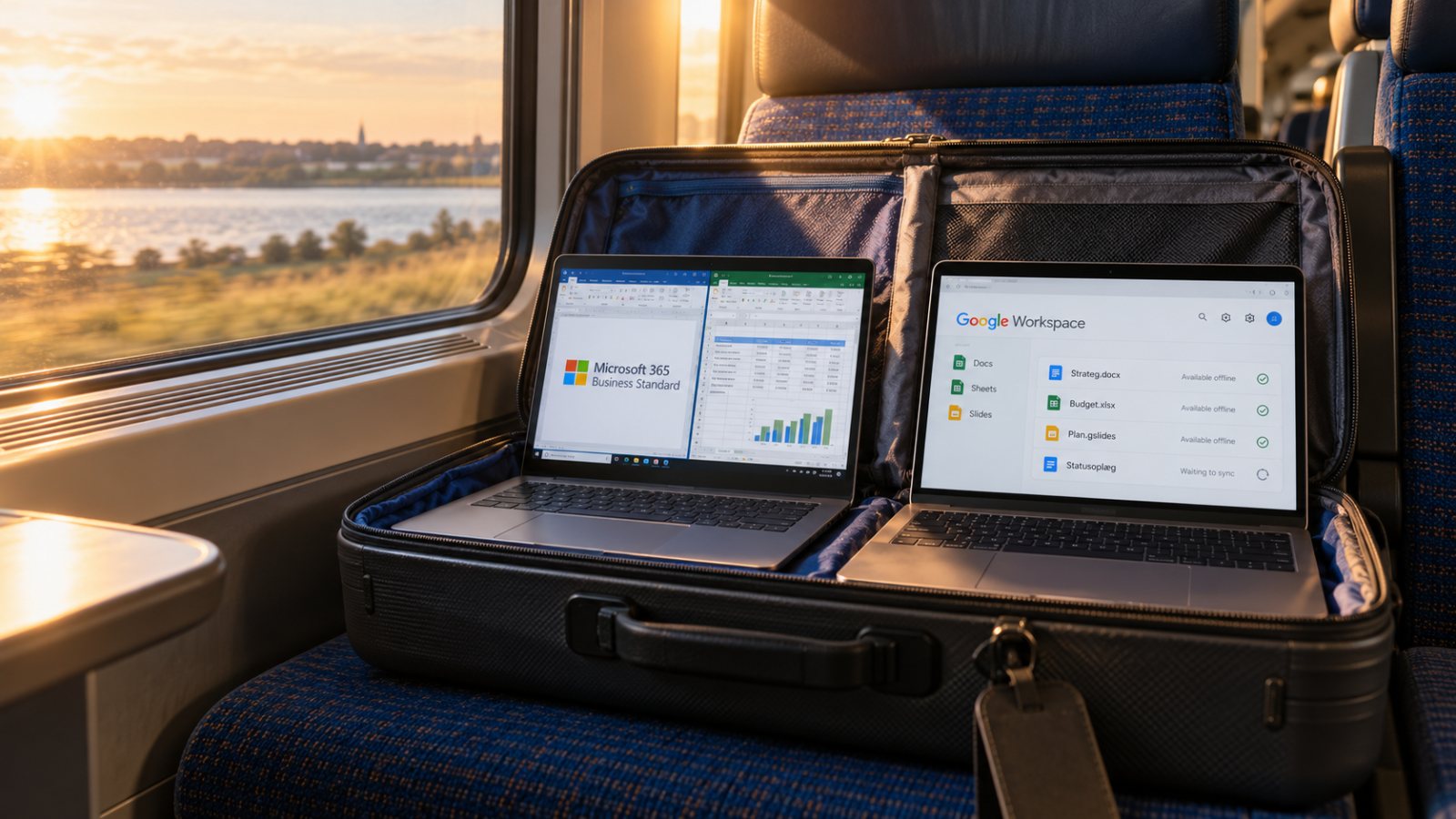 Microsoft 365 eller Google Workspace? Offlinearbejde vender valget