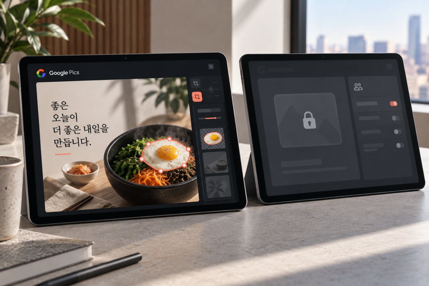 Google Pics가 Workspace 출시 방식과 관리자 설정에 따라 계정별로 다르게 표시되는 배포 상태