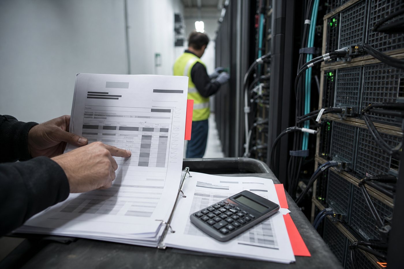 Un operador de centro de datos revisa la capacidad financiada y los pagos ligados a infraestructura de cómputo NVIDIA.