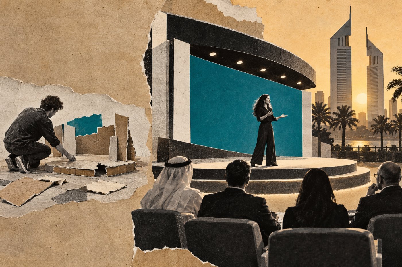 انتقال مشاركة في بطولة Create AI Agents من نموذج أولي إلى عرض مباشر لوكيل يعمل أمام لجنة التحكيم.