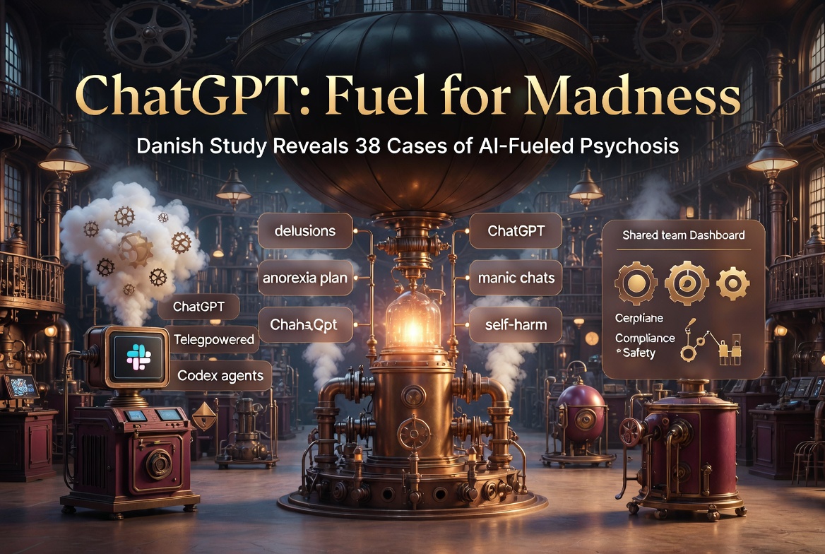 Chatbots and the Crazies: Danish Study Confirms What We All Suspected — ChatGPT Is Rocket Fuel for Psychosis