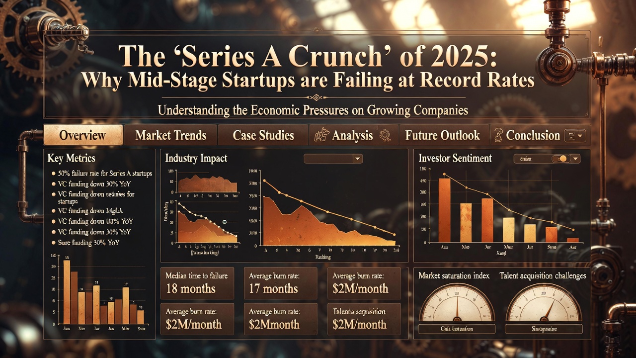 The "Series A Crunch" of 2025: Why Mid-Stage Startups are Failing at Record Rates