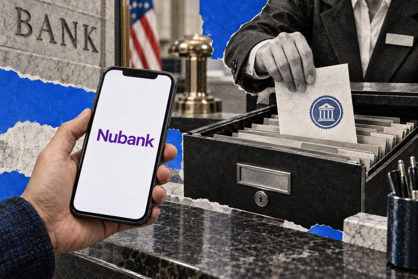 Nubank提供数字服务入口,账户存款和银行服务由Lead Bank承担