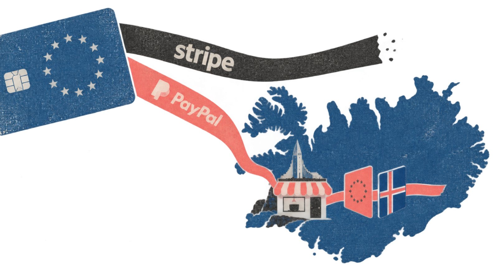 Stripe eða PayPal á Íslandi: gjaldeyrisálagið getur étið verðmuninn