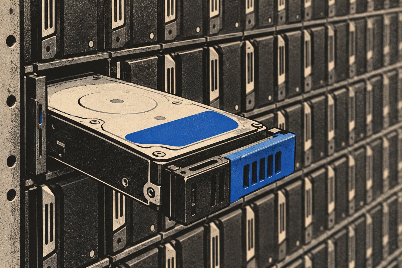 Nearline HDD ng Toshiba na inilalagay sa imbakan ng data center para sa AI at cloud workloads.