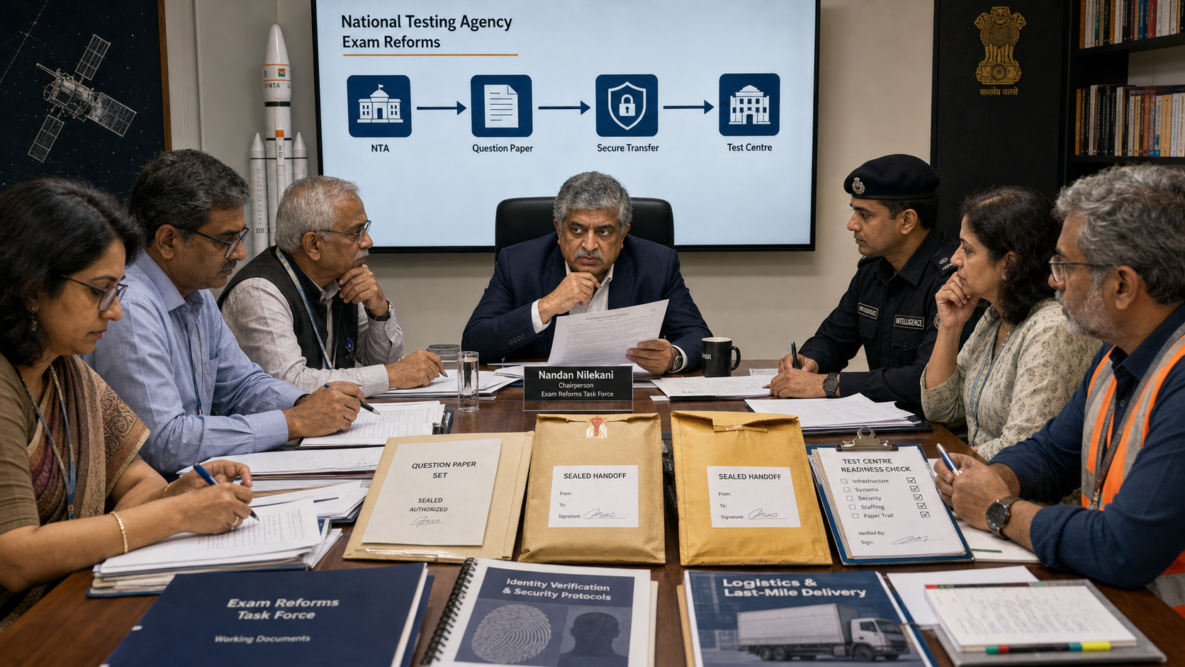 Nandan Nilekani की अध्यक्षता में परीक्षा सुधार टास्क फोर्स गठित