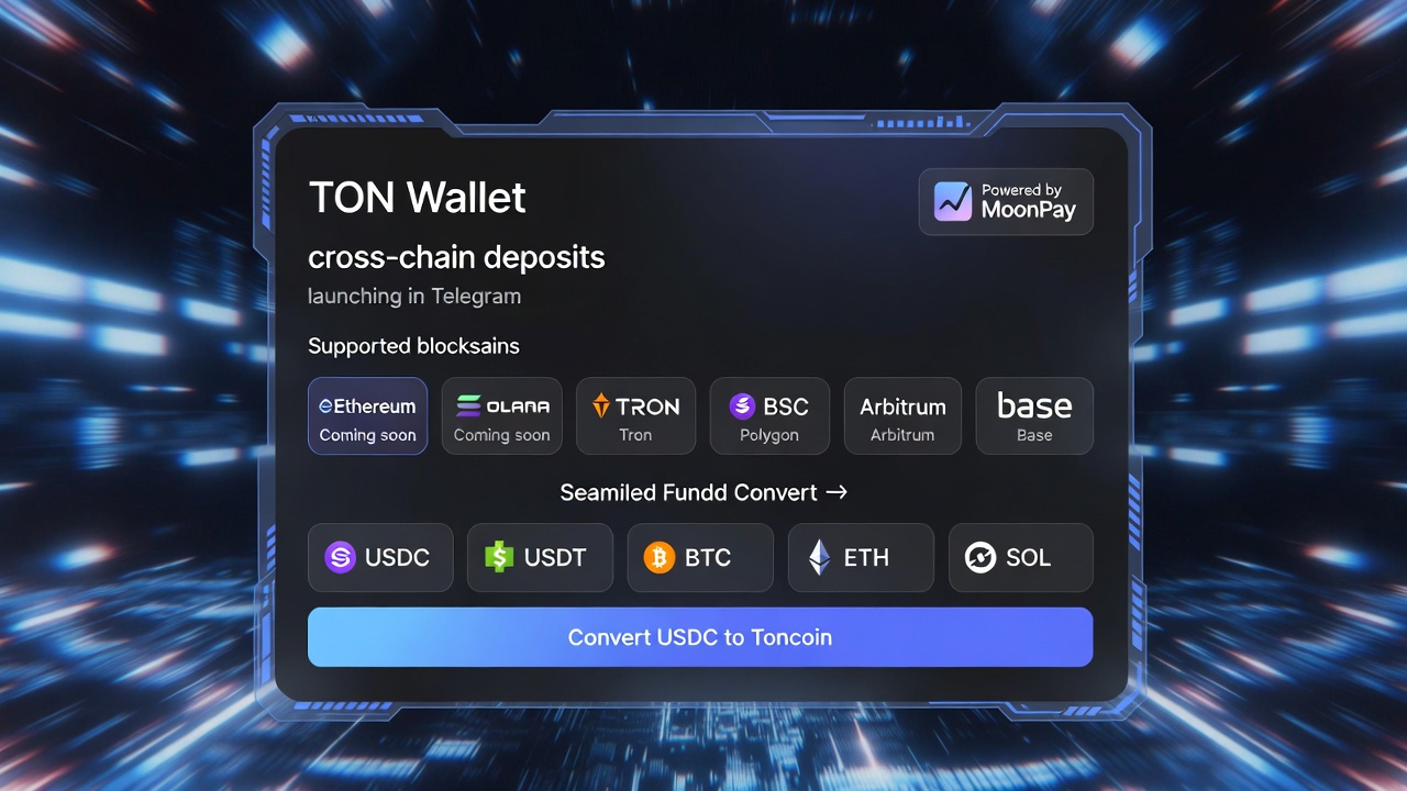 TON Wallet Launches Cross-Chain Deposits in Telegram: Simplifying Crypto Funding Across Blockchains