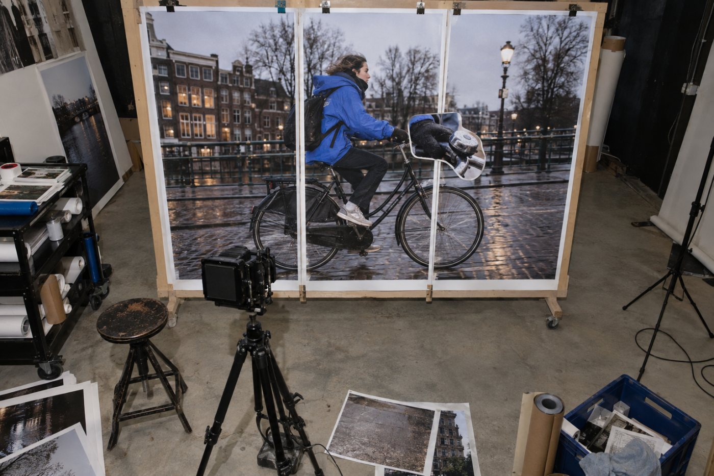 Een Edits-carrousel laat een foto en een uitgesneden beeldelement doorlopen over opeenvolgende dia’s.