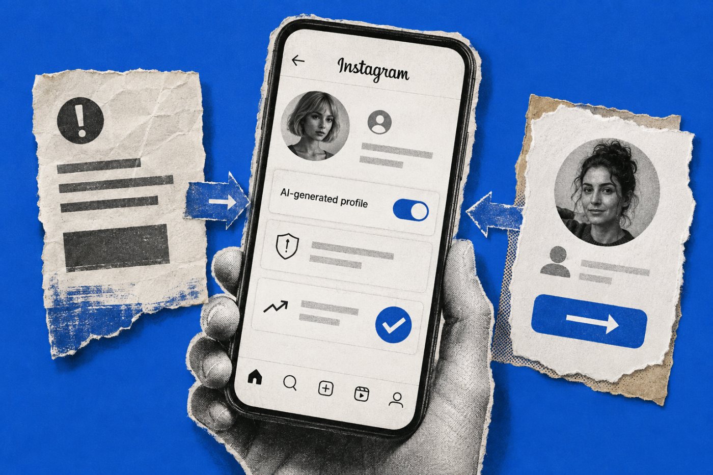 Instagramの制限通知後にアカウントのステータスを確認し、ラベル設定か異議申し立てを選ぶ手順
