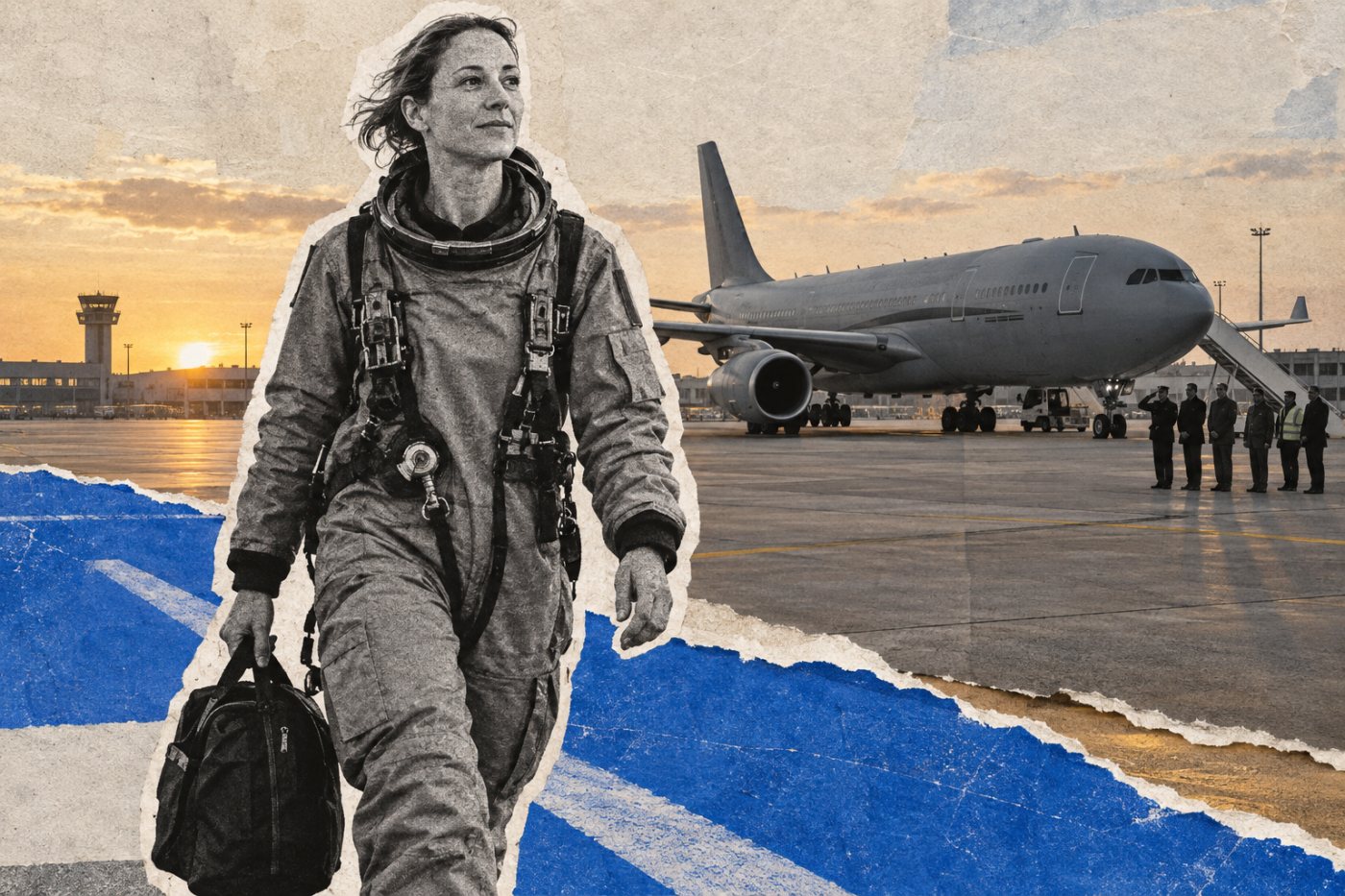 Sophie Adenot llega a Colonia tras regresar a la Tierra con Crew‑12.