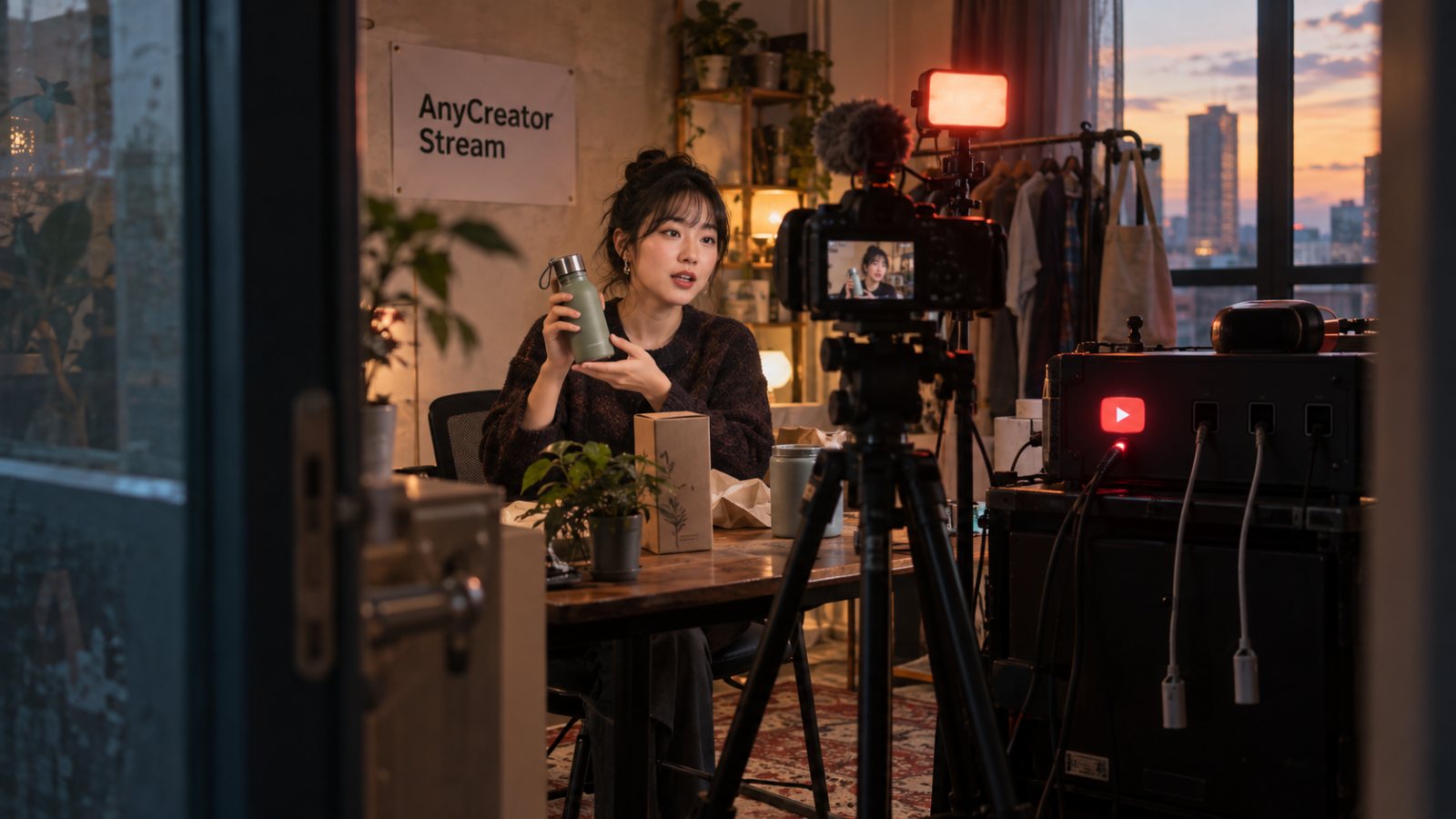 AnyCreator Stream centralise les revenus, mais démarre avec YouTube Live
