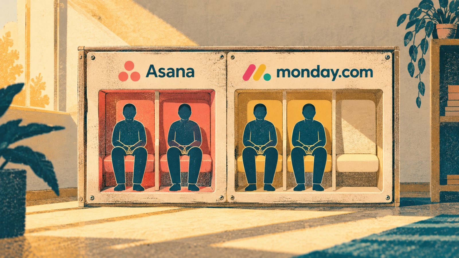 Asana ali monday.com: trije sedeži lahko izničijo nižjo ceno
