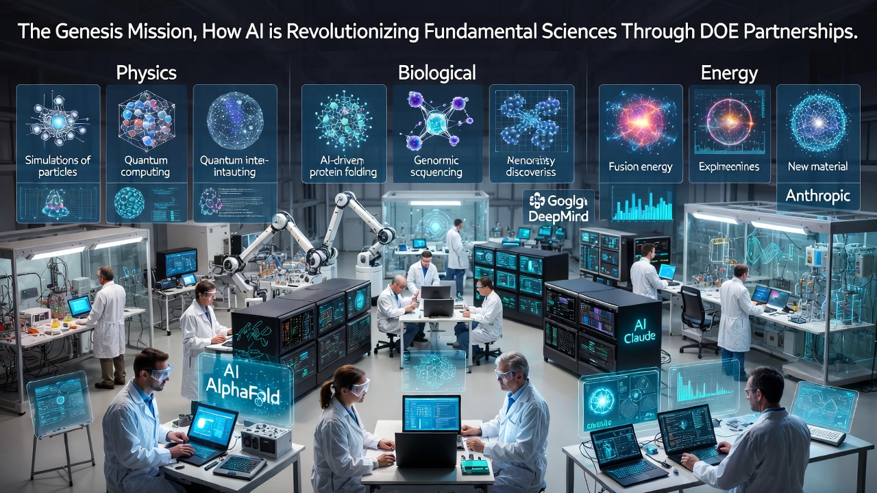 The Genesis Mission: How AI is Revolutionizing Fundamental Sciences Through DOE Partnerships