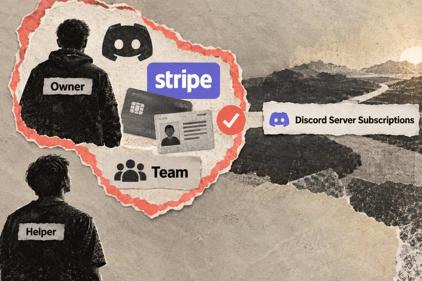 Discord收款Team完成Stripe验证后，管理员才能启用服务器订阅档位