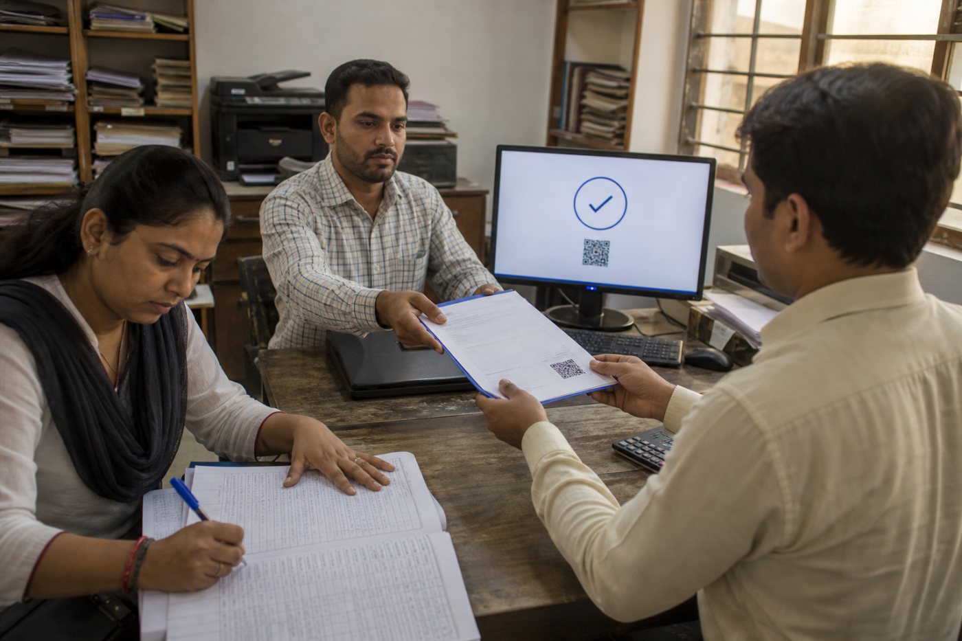 B2B चालान को IRP पर भेजकर IRN और प्रमाणित QR कोड प्राप्त करने तथा बिक्री रिकॉर्ड मिलाने की प्रक्रिया