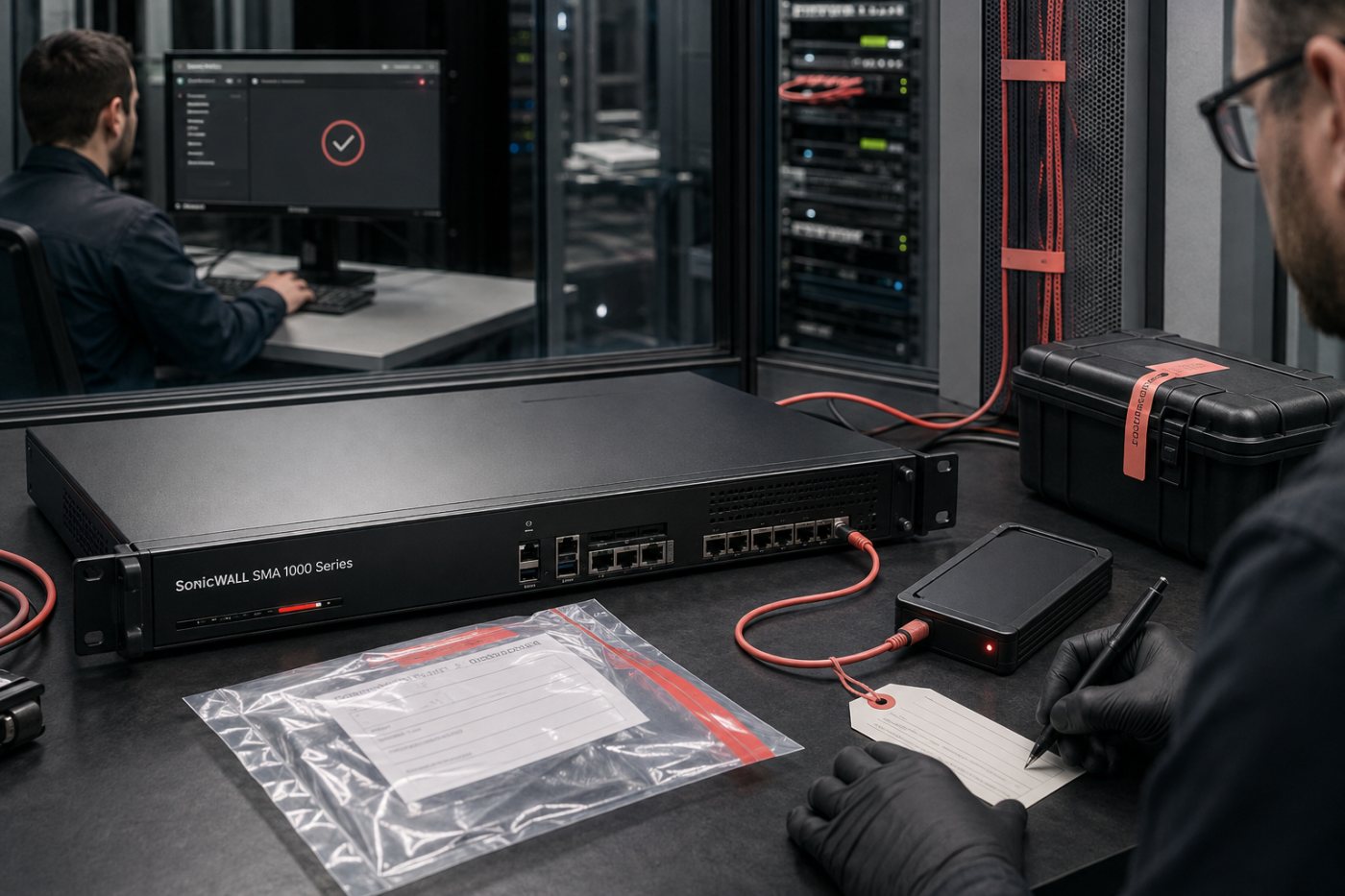 Responders preserve SMA1000 evidence and investigate prior compromise while deploying the fixed hotfix.