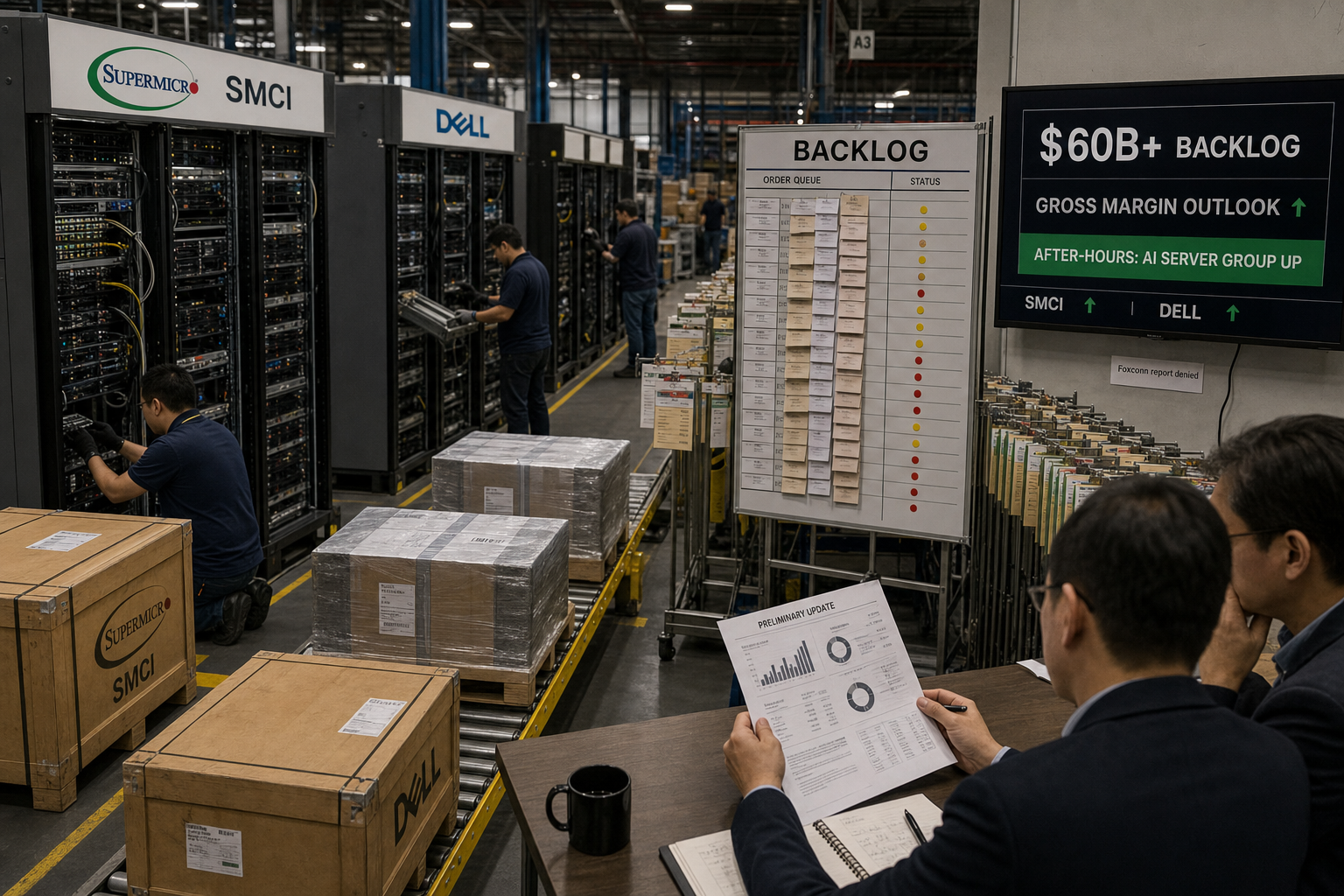 Dell and Super Micro server supply risk is reassessed after Elon Musk denies the reported $52 billion Foxconn deal.