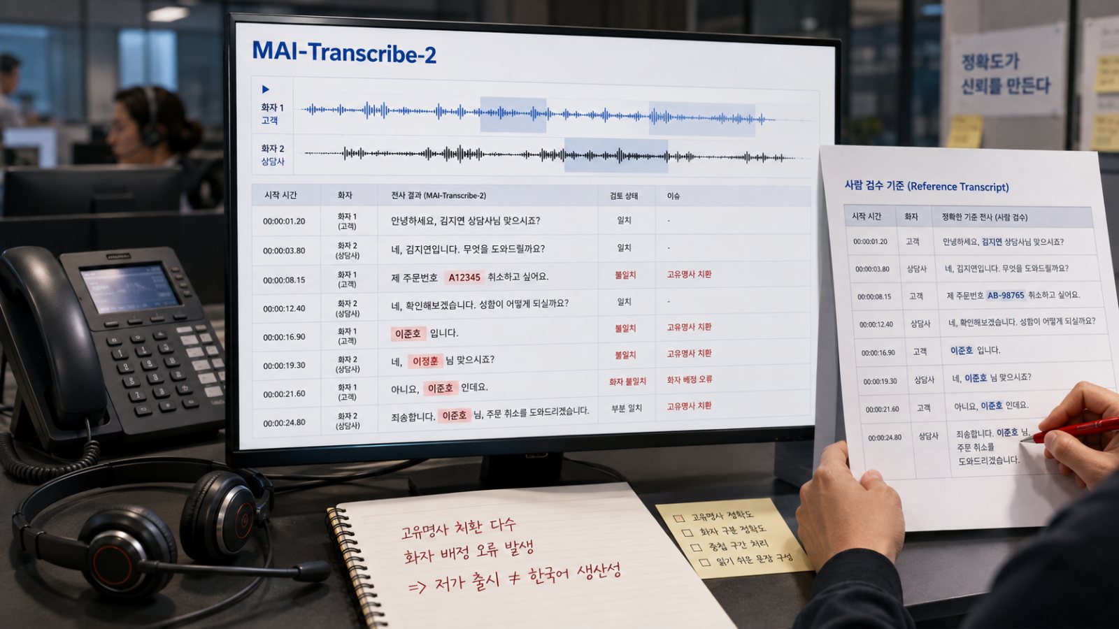 MAI-Transcribe-2는 시간당 0.10달러…한국어 성능은 따로 봐야 한다
