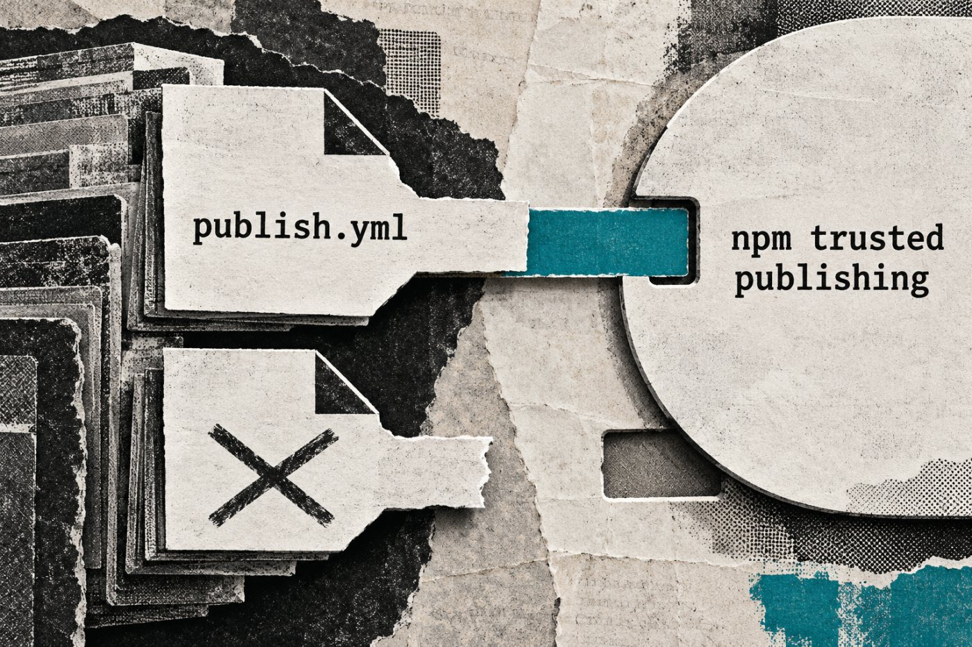 Tên tệp workflow GitHub Actions phải khớp với cấu hình trusted publisher của gói npm.