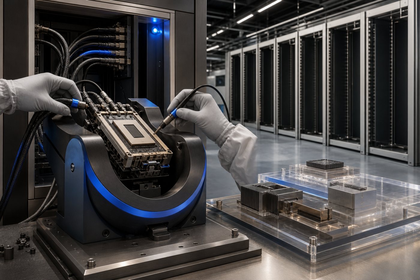 A hyperscaler-style qualification process that has not yet become a disclosed production deployment.