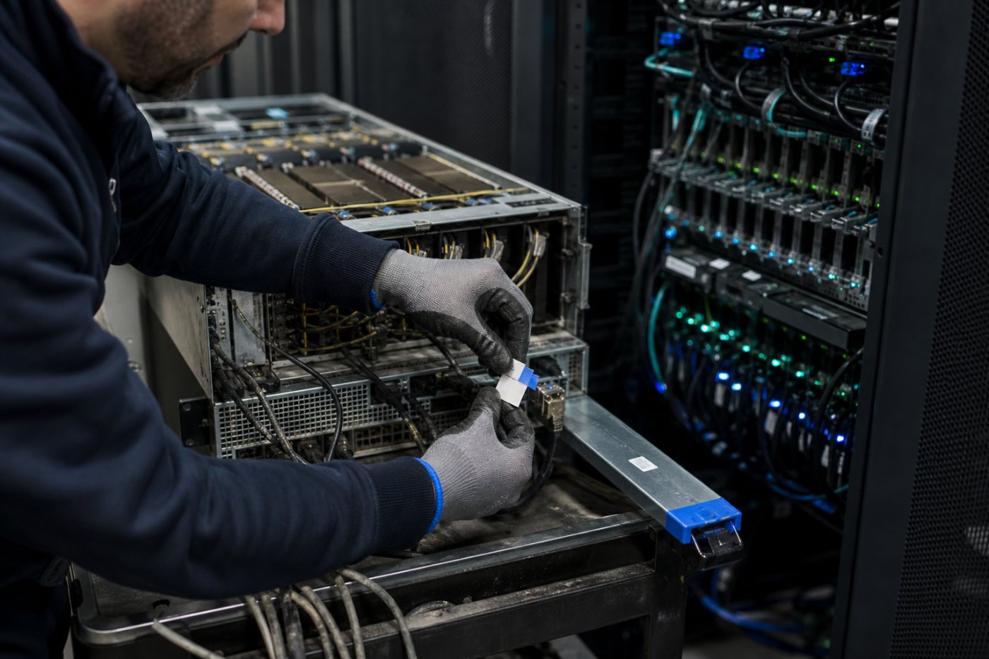 Older AI servers remain operational but move to lower-value workloads as newer equipment takes over demanding tasks.