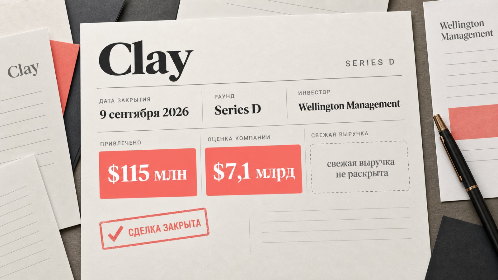 Clay оценили в $7,1 млрд — свежую выручку инвесторам не показали