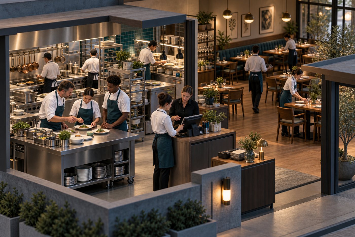 Des recrutements dans la restauration américaine, principal moteur des créations d’emplois d’août 2026.