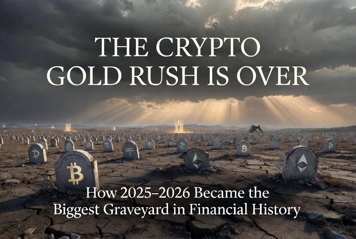 Part 6. The Crypto Gold Rush is Over: How 2025–2026 Became the Biggest Graveyard in Financial History