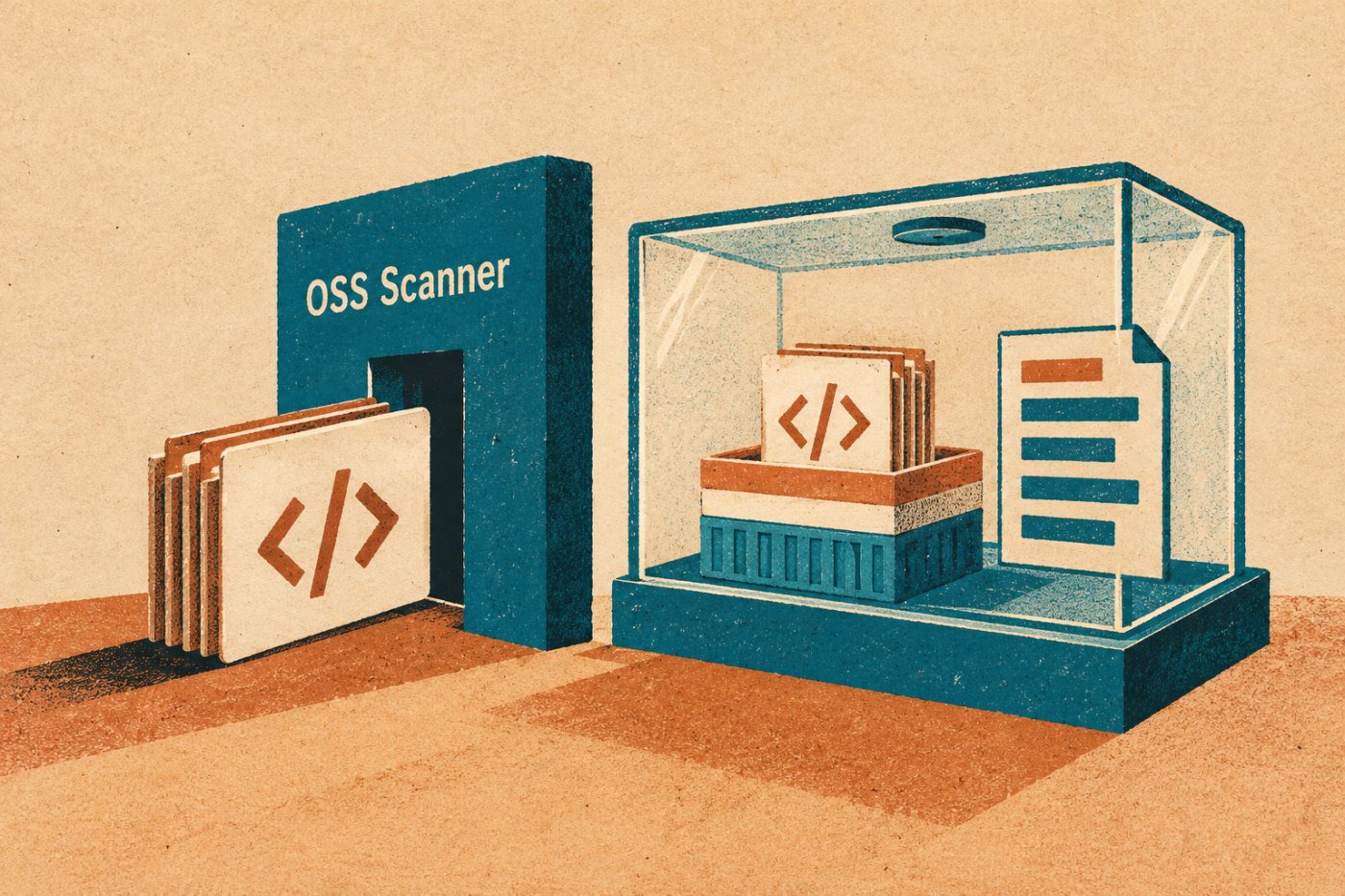 „OSS Scanner“ registracijos procesas susieja atvirojo kodo projektą su parengta izoliuota tikrinimo aplinka.