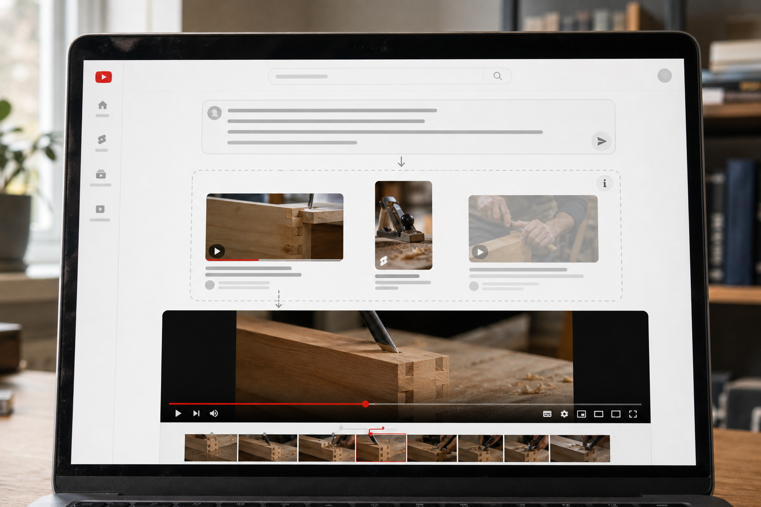 Ask YouTube сопоставляет естественный вопрос с релевантными видео и фрагментом ролика