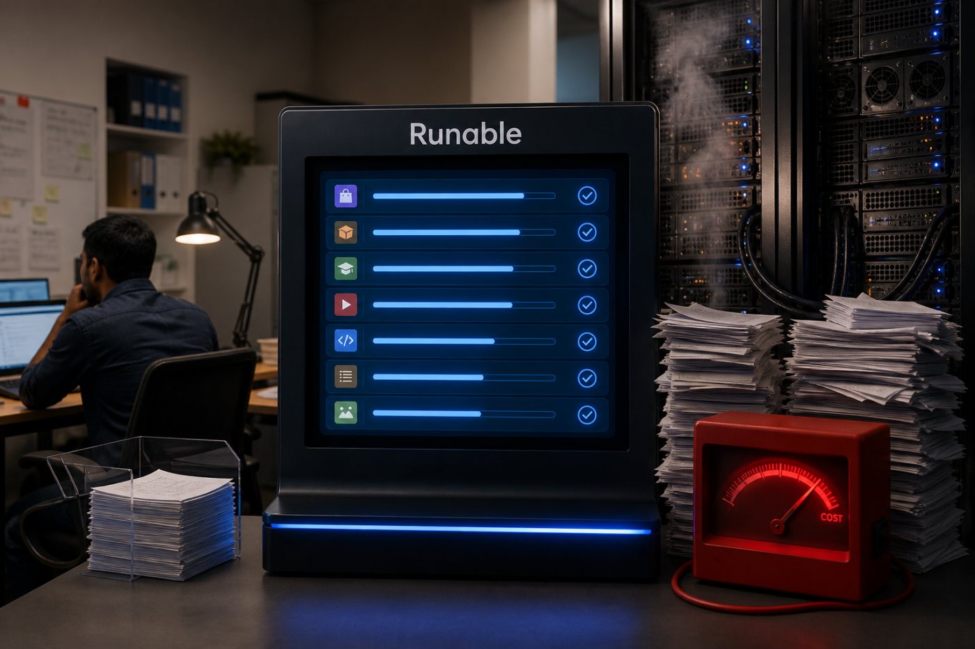 Runable-এর AI usage বাড়লেও service delivery cost revenue ছাড়িয়ে negative gross margin তৈরি করছে