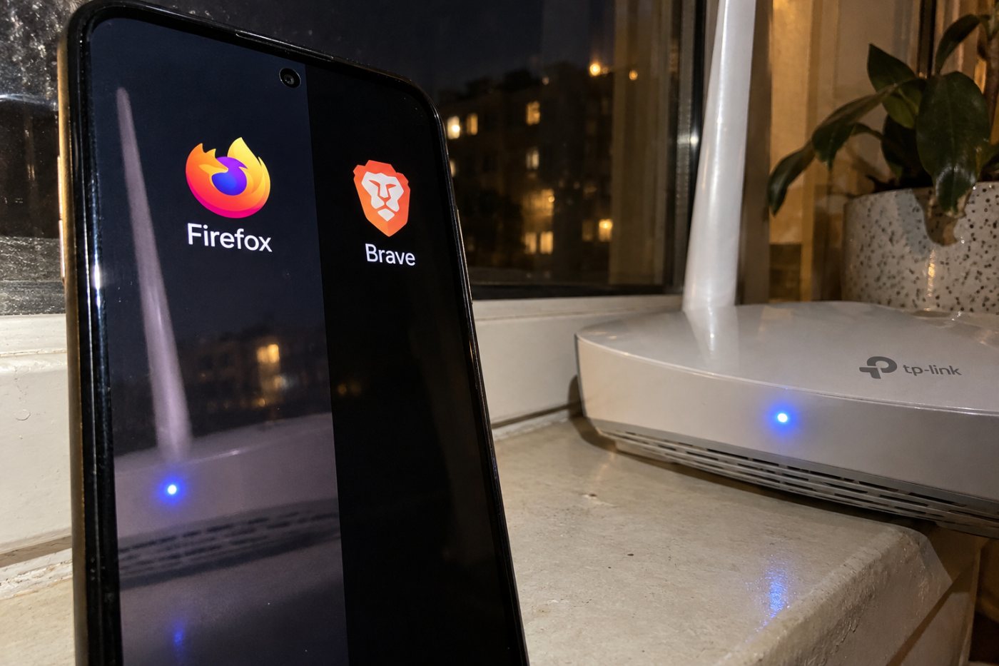 Sur Android et Wi-Fi, les essais WebRTC exposent une adresse locale avec Firefox que Brave masque.