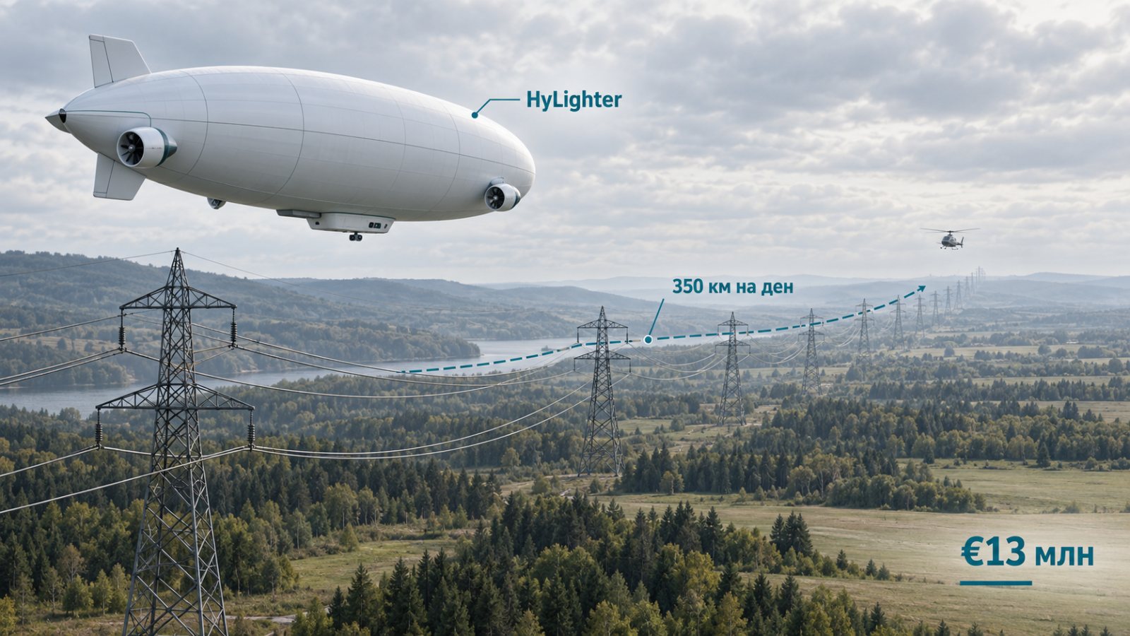 HyLight набра €13 млн. — дирижабълът проверява 350 км на ден