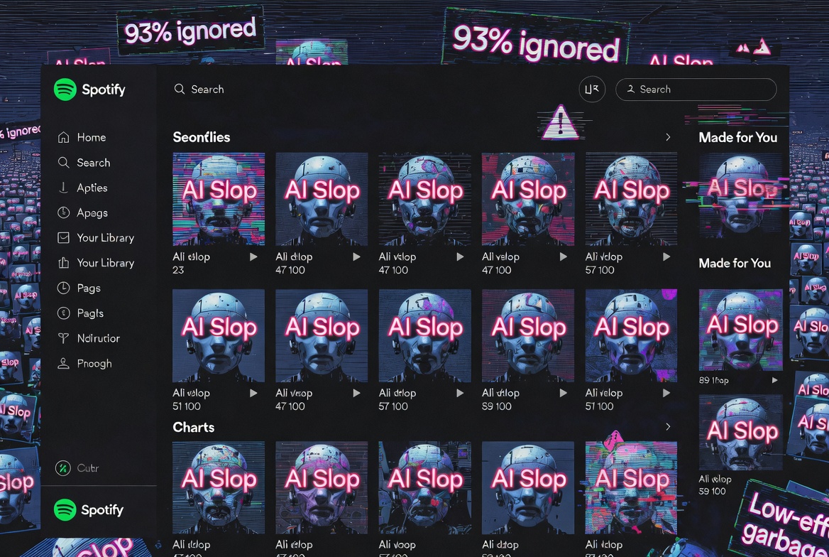 AI Music Slop: New Research Confirms Most Generated Tracks Are Ignored by Listeners