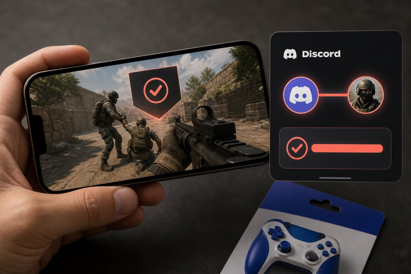 Play Quest+ registra una acción completada en Battlefield 6 y actualiza el progreso de la recompensa en Discord.
